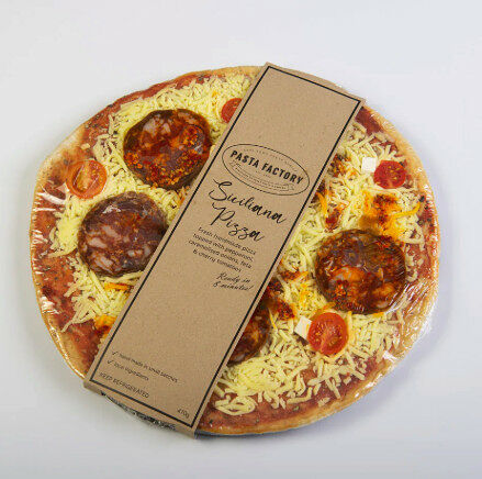 Pasta Factory Pepperoni, Caramelised Onion & Feta Pizza