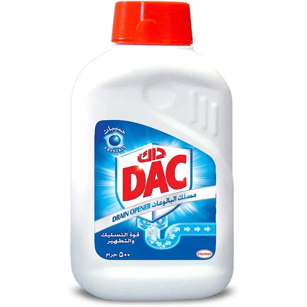 DAC DRAIN OPENER RAPID ACTION CLEANING CRYSTALS 500G