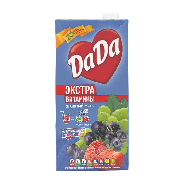 Нектар Da-Da экстра витамины ягодн морс 1,9л т/п НГ21