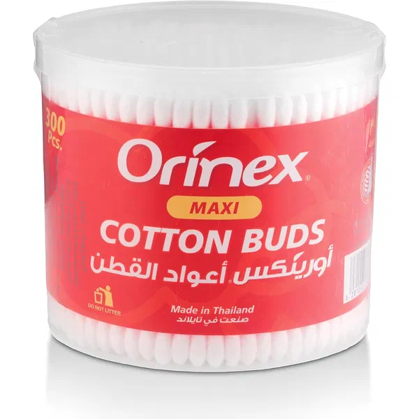 ORINEX FANCY SOFT COTTON EAR BUDS TRADITIONAL PURITY 100-PIECE