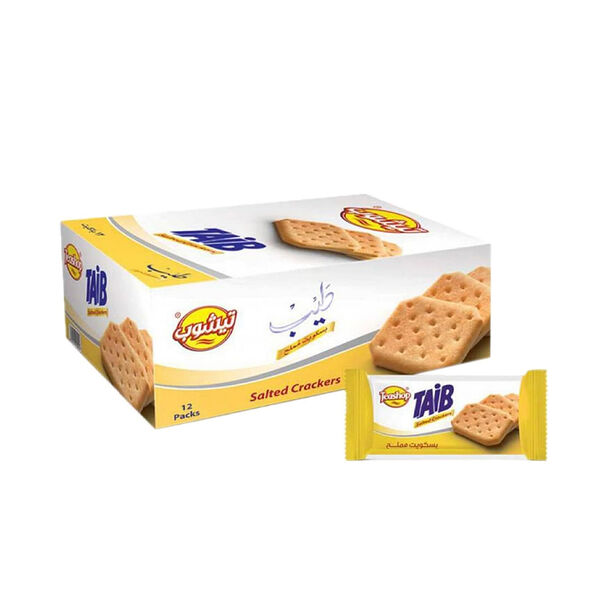 Teashop Taib Salt Crackers 12X75G