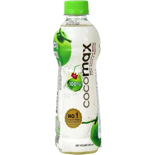 COCOMAX COCONUT WATER 100% 350ML - COCOMAX 100% COCONUT WATER