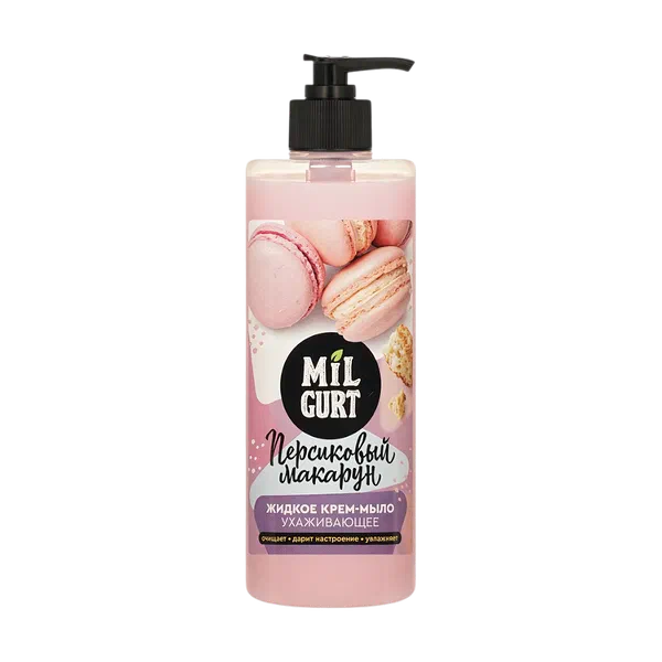 Milgurt персиковый макарун суюк самыны 500г