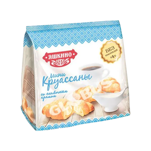 Круассаны Яшкино мини сливочн крем 180г