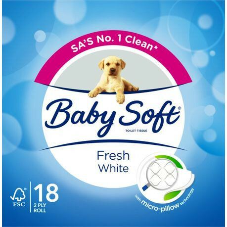 Baby Soft 2ply Toilet Paper 18s