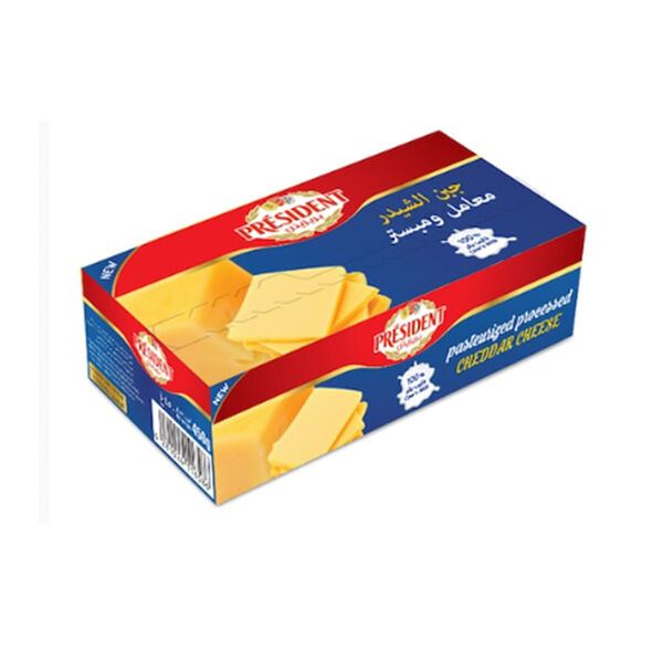 President Chedder Cheese Block 450 Gm