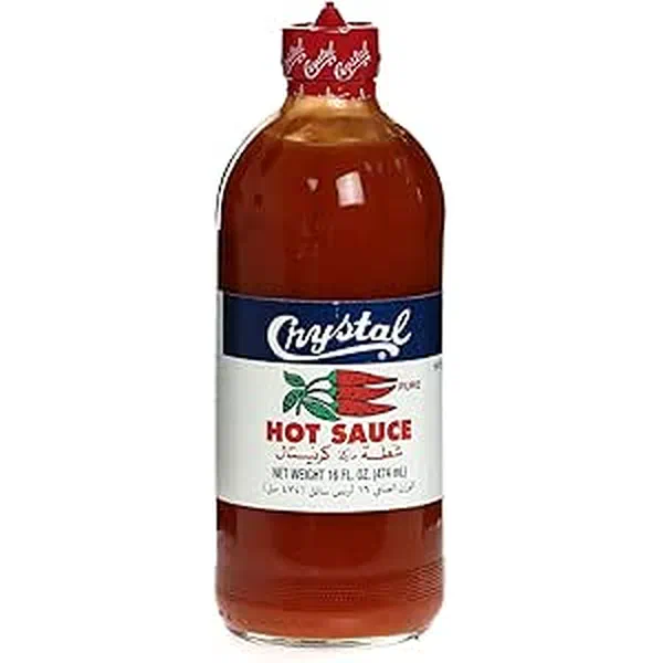 CRYSTAL TRADITIONAL HOT SAUCE PREMIUM AGED RED PEPPER 16OZ