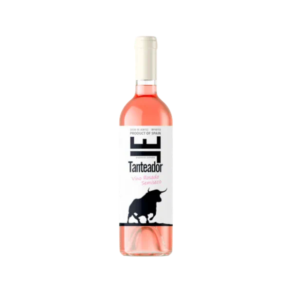 Вино El Tanteador Tempranillo розовое п/слад 0,75л ст/б Испания 12