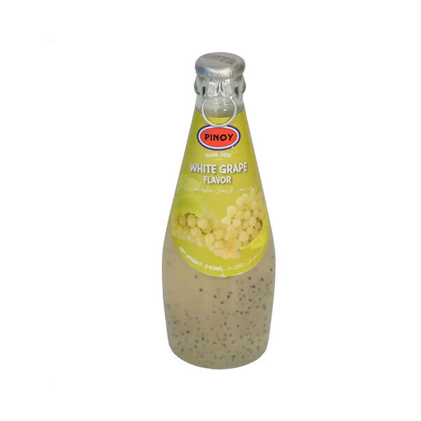 Pinoy Basil Seed White Grape Flavor 290Ml