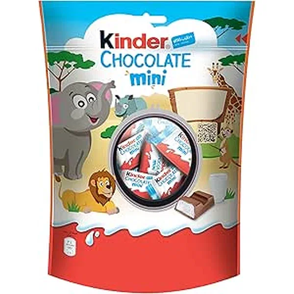 KINDER CHOCOLATE MINI T20 120G - KINDER MILK CHOCOLATE MINI 20 PIECES