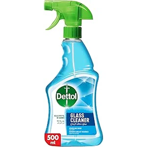 DETTOL ANTIBACTERIAL GLASS CLEANER STREAK-FREE HIGH-PROTECTION 500ML
