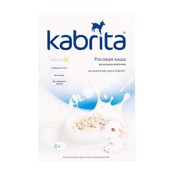 Каша дет. Kabrita рисовая с 4 мес 180г