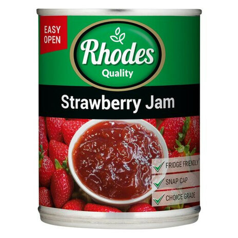 Rhodes Jam Strawberry 450g/460g