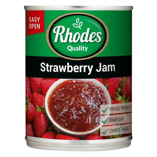 Rhodes Jam Strawberry 450g/460g