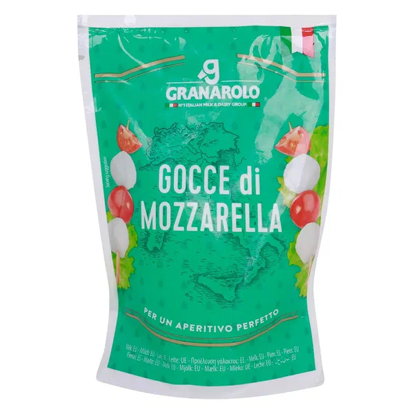 GRANAROLO MINI MOZZARELLA CHEESE BALLS DOYPACK 125G