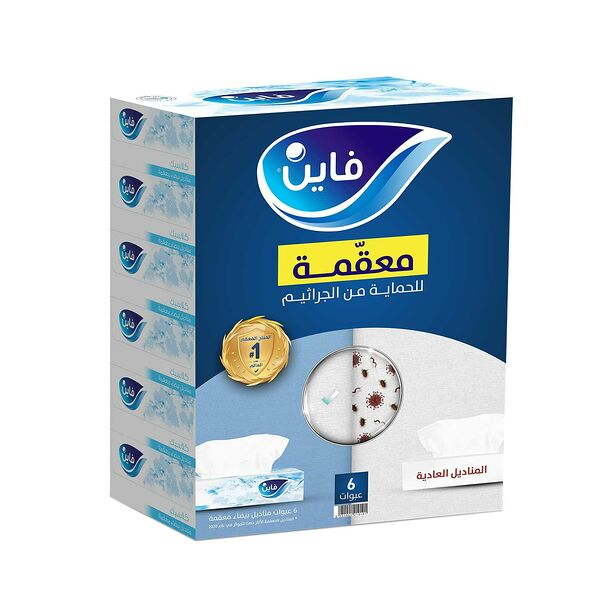 FINE FACIAL TISSUE 86X2PLY.