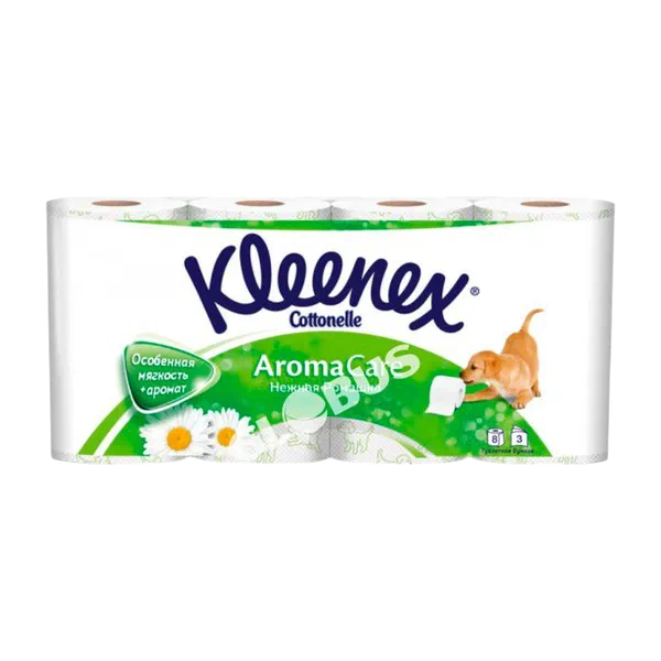 Бумага туал Kleenex Ромашка 3сл 8рул
