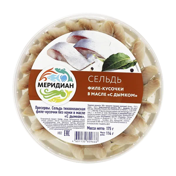 Меридиан майдагы филе балыгы 175г
