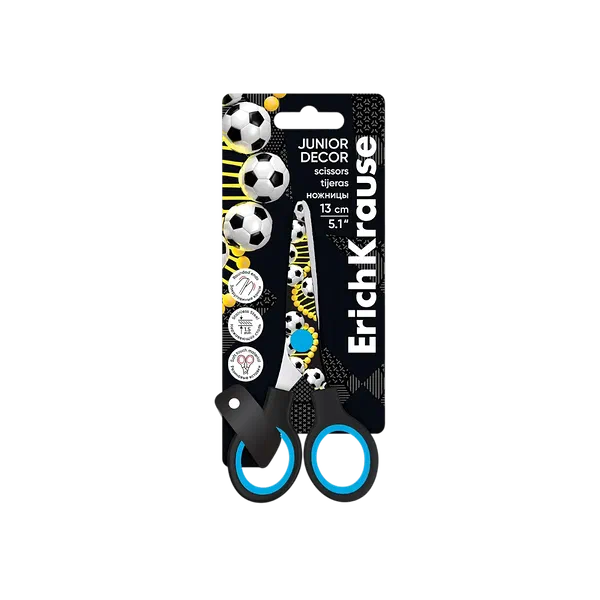 Ножницы ErichKrause Junior Decor Sport Dna детск 13см 60490