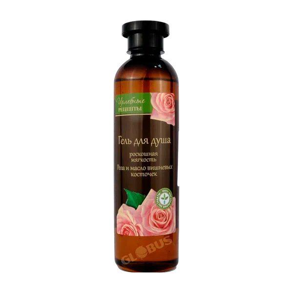 Гель д/душа Целебные Рецепты роза/вишня 400мл