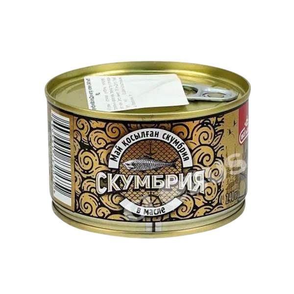 Скумбрия Всё в Дом накта /ачкыч/ 240г ж/б