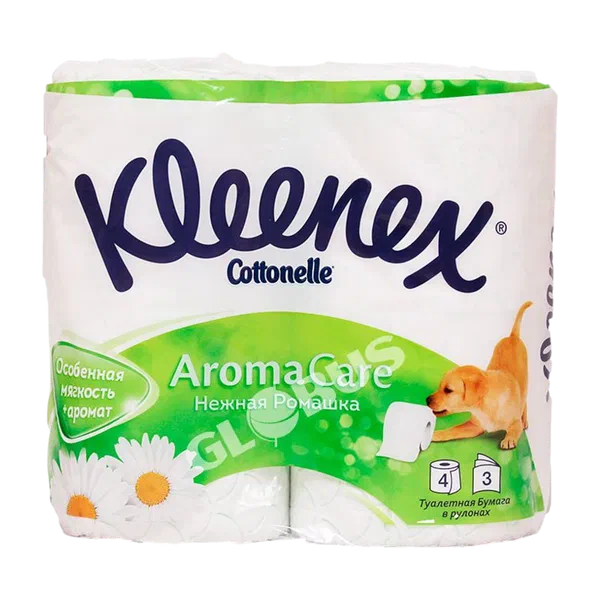 Бумага туал Kleenex Ромашка 3сл 4рул