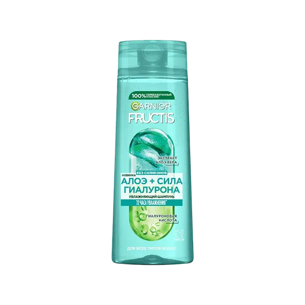Garnier Fructis алоэ/гиалурон шампуну 400мл