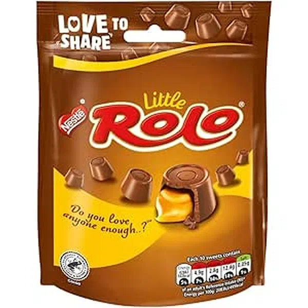 NESTLE ROLO POUCH BAG 103GMS - ROLO CARAMEL POUCH BAG