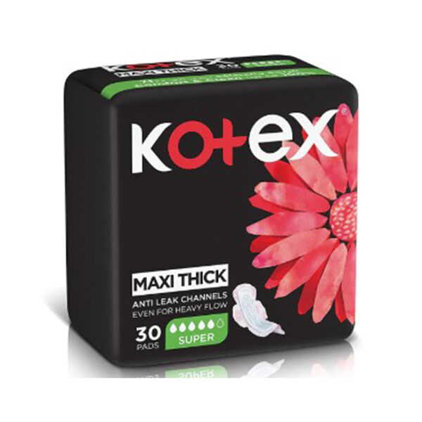 Kotex Maxi Pad Super+Wings 30'S
