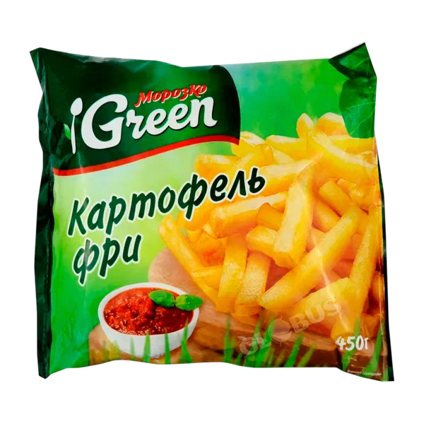 Картофель фри Морозко Green заморож 450г 