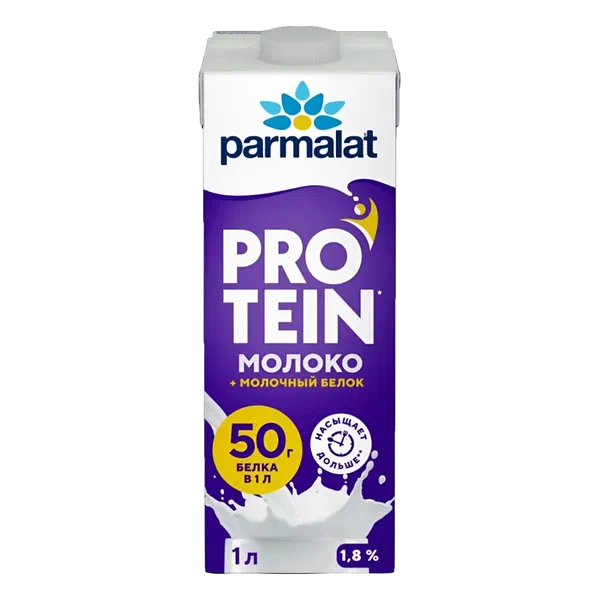 Parmalat Protein лактозасыз у/паст 1,8% 1л суту