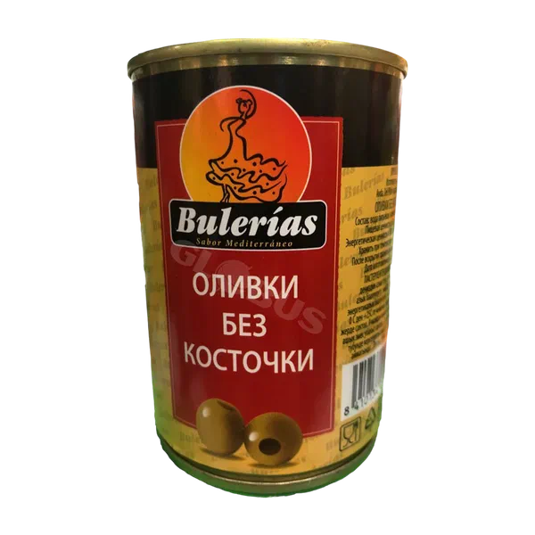 Оливки Bulerias конс. зел б/к 300г ж/б