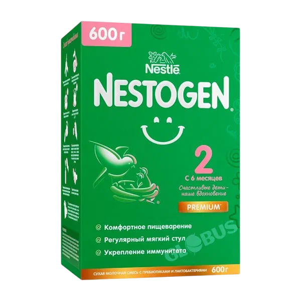 Nestogen 2 чакан наристелер учун кургак сут аралашмасы 600г