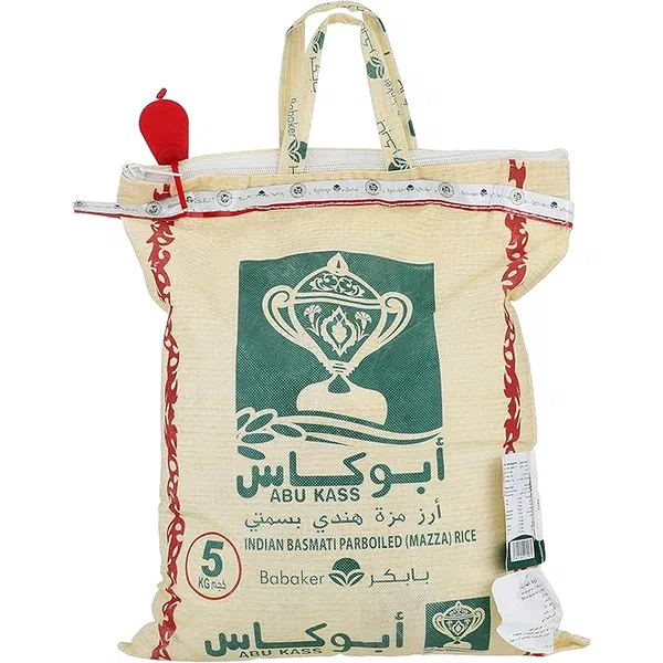 ABU KASS BABAKER PREMIUM INDIAN MAZZA BASMATI RICE 5KG BAG
