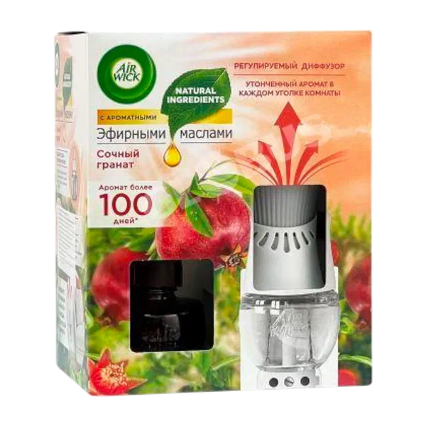 Air Wick Дикий гранат жыпар жыттуу майлар диффузору 19мл