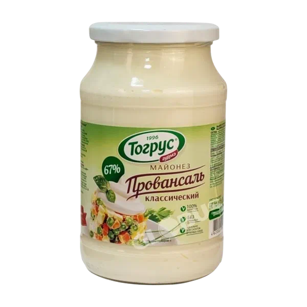 Майонез Тогрус провансаль классический 67% 860г