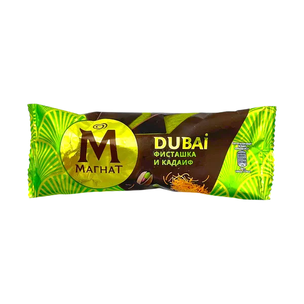 Мороженое Algida Магнат фисташ.Dubai в шок. с кадаифом 69,5г