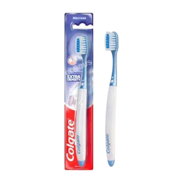 Colgate Extra Density каттуу кылчалары менен тиш щеткасы