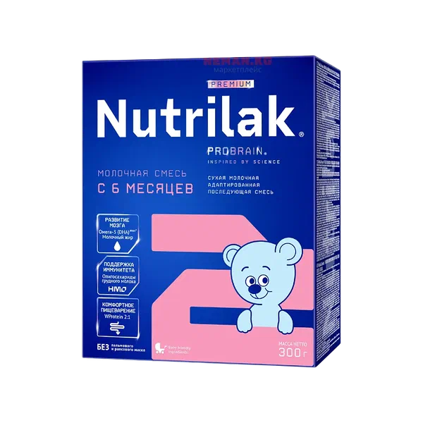 Смесь дет. Nutrilak2 на козьем молоке с 6 мес. 350г