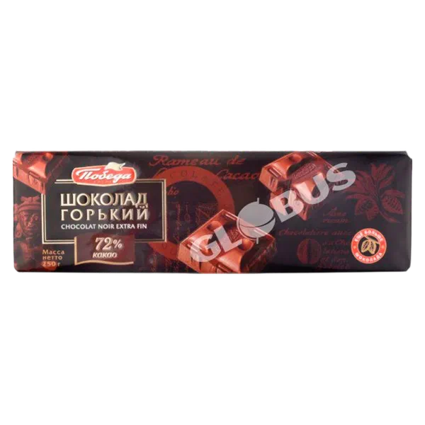 Победа  ачу шоколады 72% какао  250г