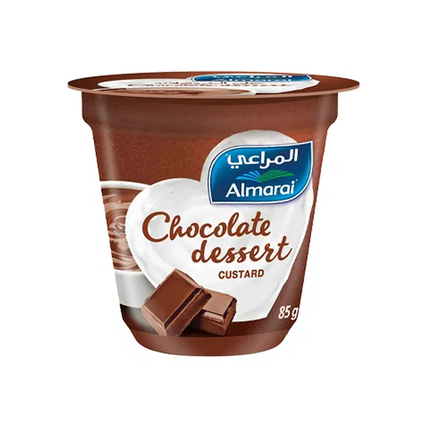 ALMARAI CUSTRD CHOCO DESERT 85G - CHOCOLATE CUSTARD DESSERT