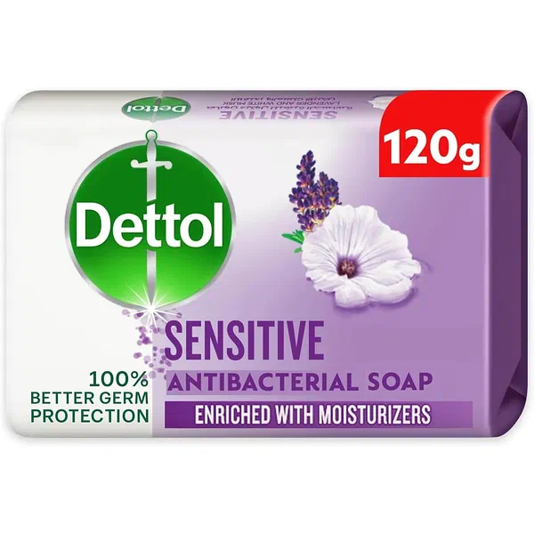 DETTOL SENSITIVE LAVENDER ANTIBACTERIAL BAR SOAP 3+1 VALUE PACK