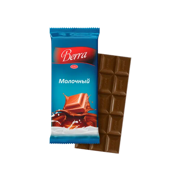Шоколад Berra молочный 72г