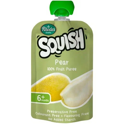 Squish Pear Baby Food Pouch 110ml