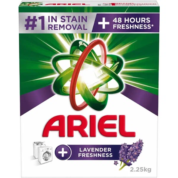 ARIEL AUTOMATIC LAVENDER SCENTED LAUNDRY POWDER 2.25KG