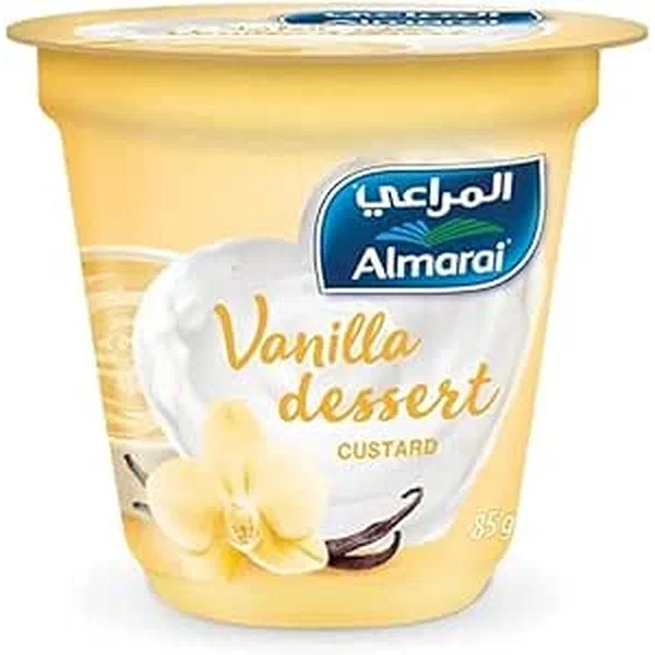 ALMARAI CUSTRD VANLA DESERT 85G - VANILLA CUSTARD DESSERT