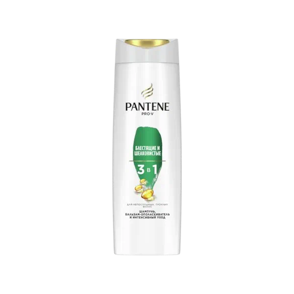 Pantene Шампунь 1де 3 Жылтырак жана Жибектей 360мл