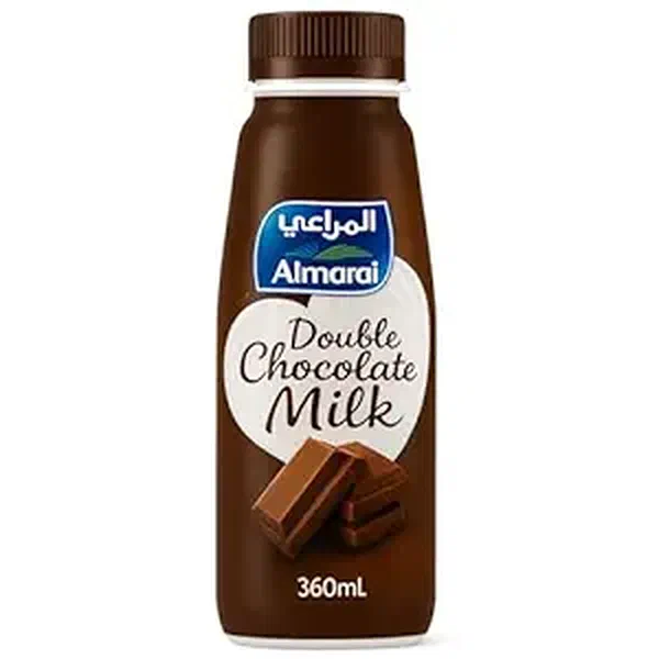 ALMARAI DOUBLE CHOCOLATE FLAVORED FRESH MILK 360ML
