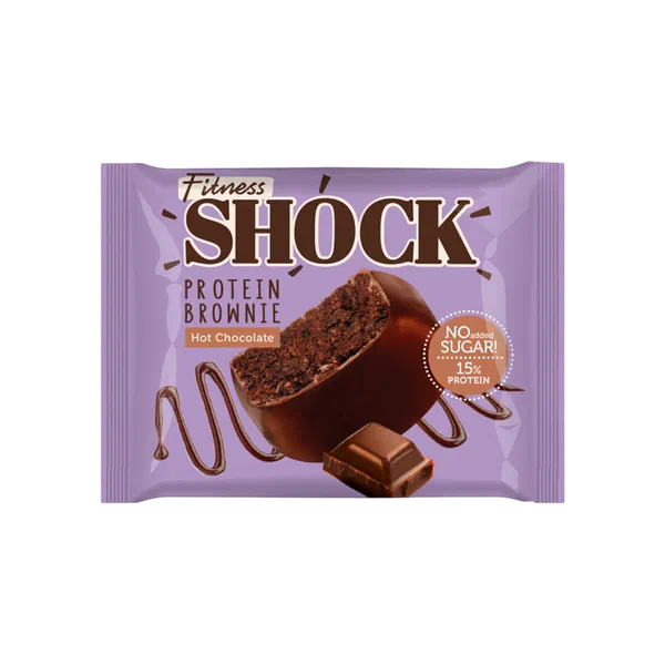 Печенье Fitness Shock брауни протеин. шоколад 50г