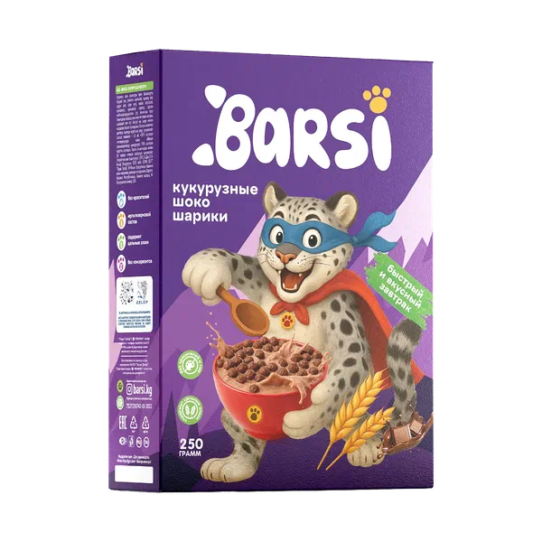 Barsi  шок даяр тамагы 250г кор